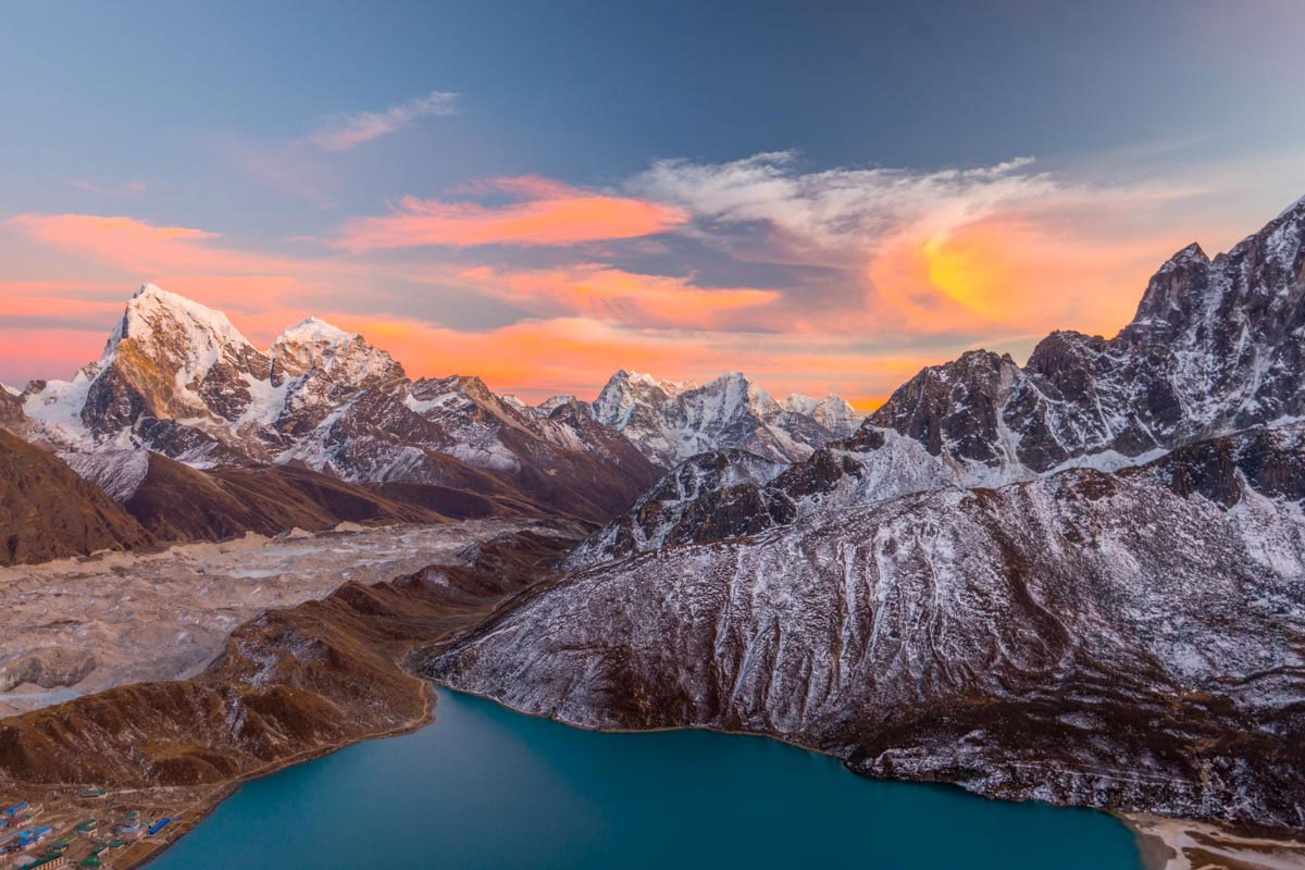 Montañas del Himalaya.