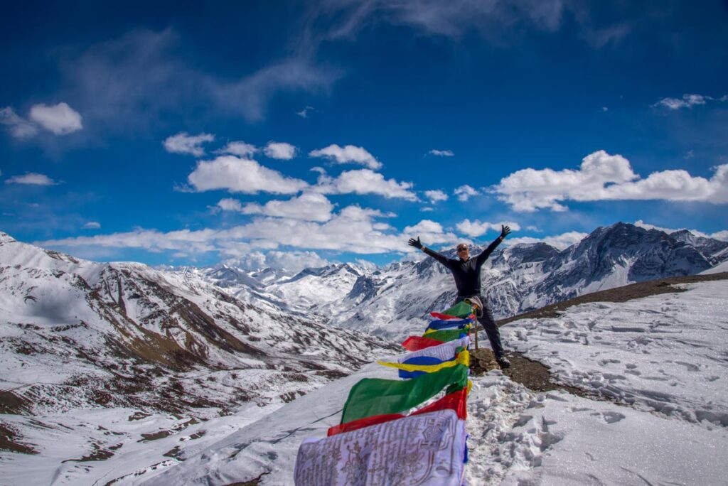 Reaching the tops of Himalayan passes!